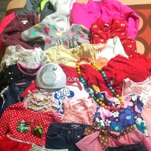 Newborn to 4T clothes.